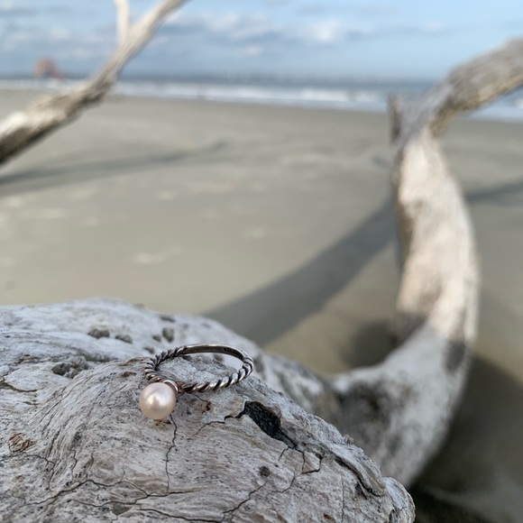 🌅Sterling Silver Hypnotic Mermaids Pearl.925 sterling Ring 🌅 - Picture 5 of 17